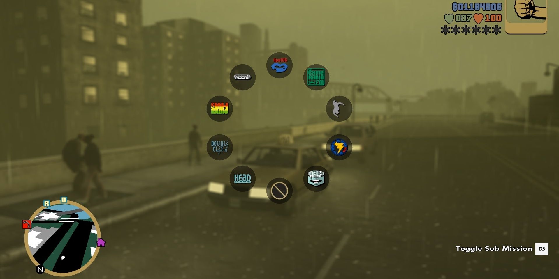 Classic Colored Radio Station Icons Mod For GTA 3 DE