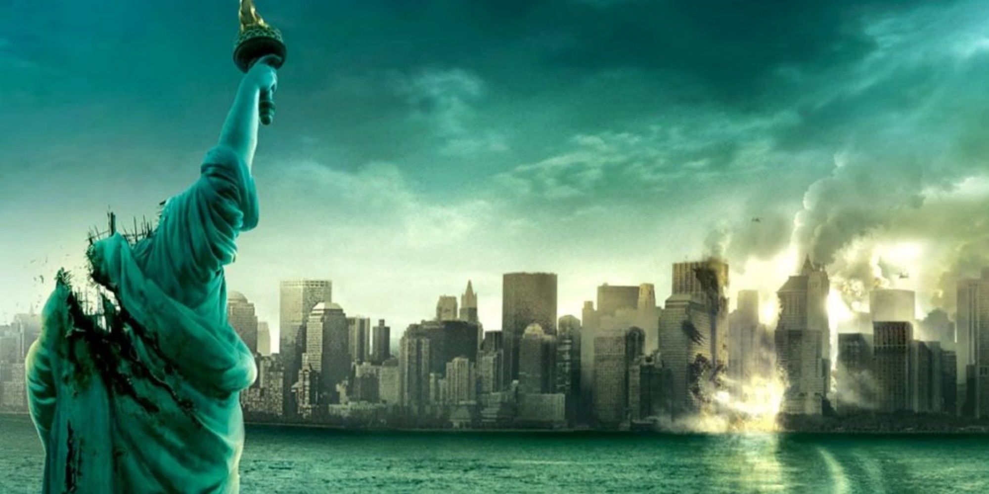 Cloverfield - The famous image of the Statue of Liberty having been decapitated.