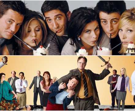 Kolase Pemeran Friends dan The Office