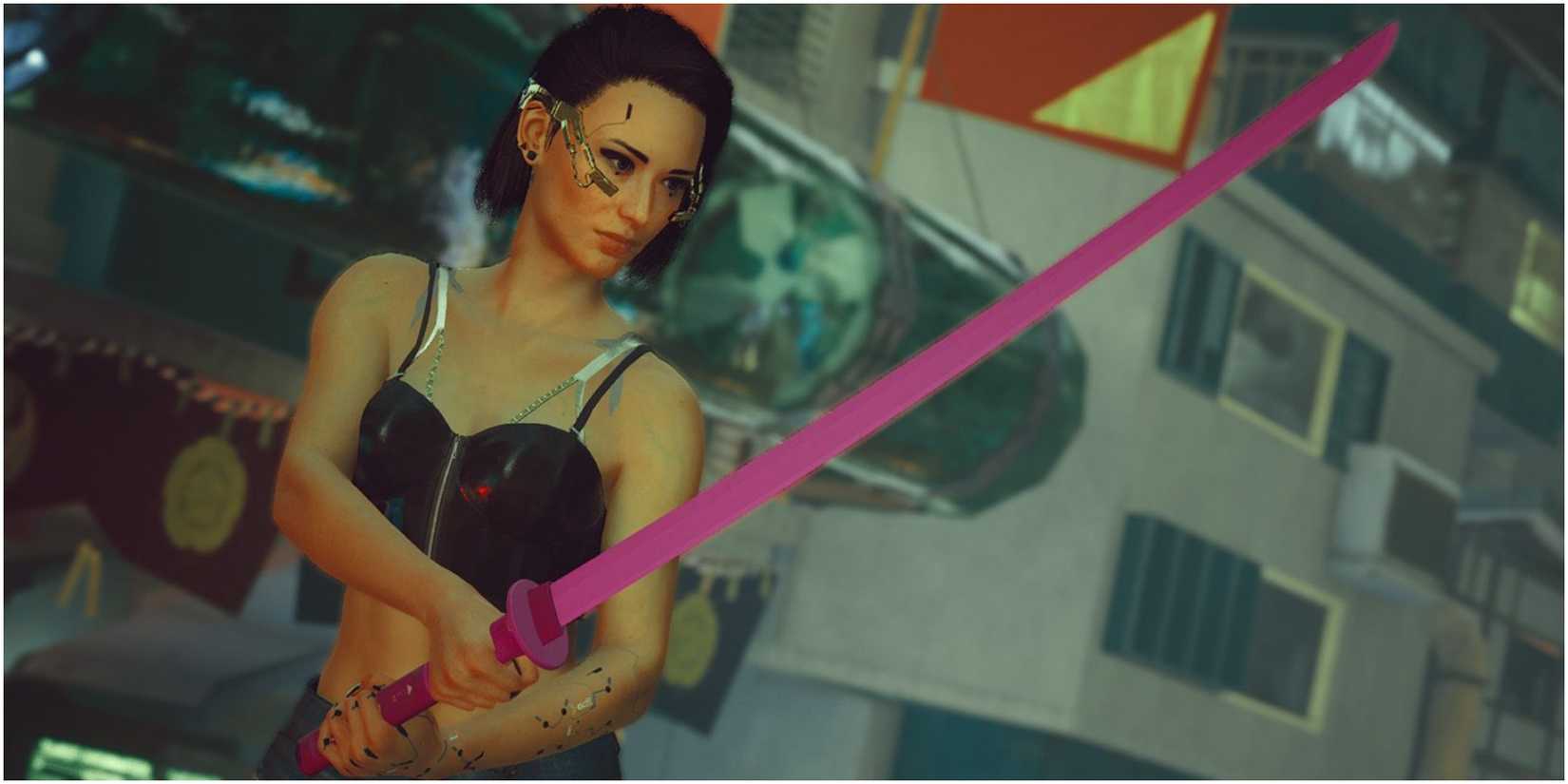 Cyberpunk 2077 Cocktail Stick