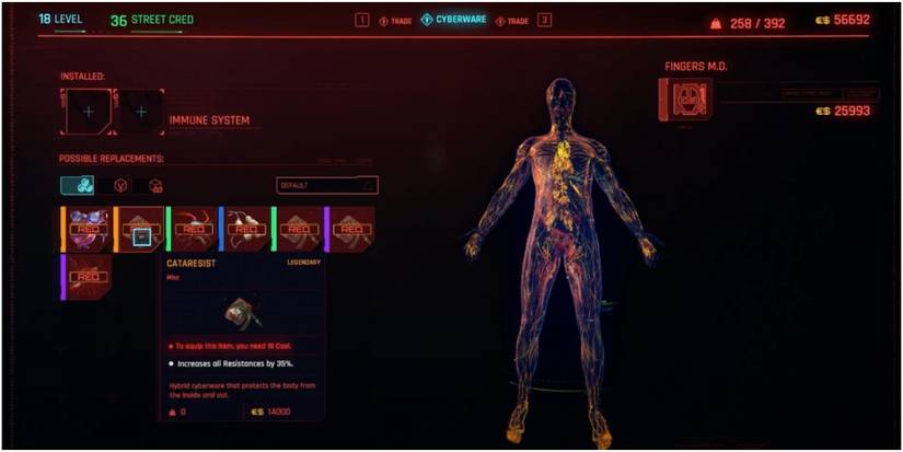 Cyberpunk 2077 Purchasing A Legendary Cataresist