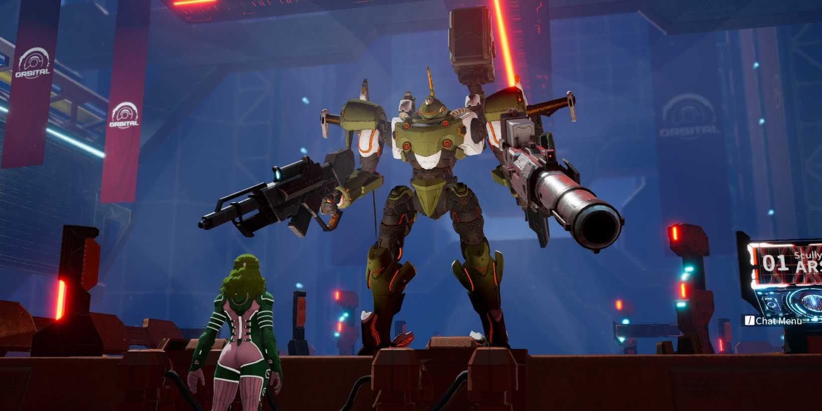 Daemon X Machina - Looking over a particularly large Arsenal.