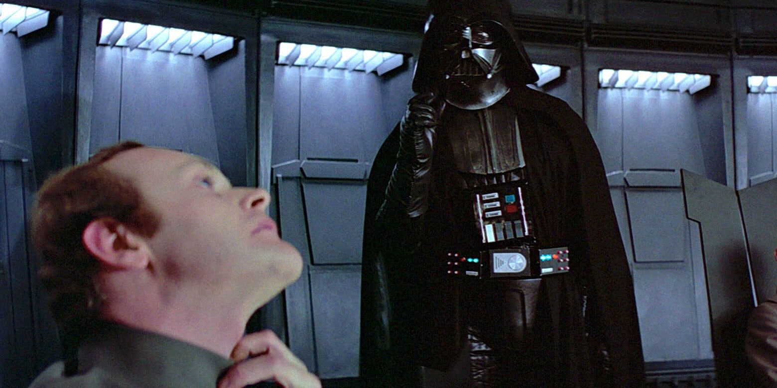 Darth Vader's Force Choke in Star Wars: A New Hope