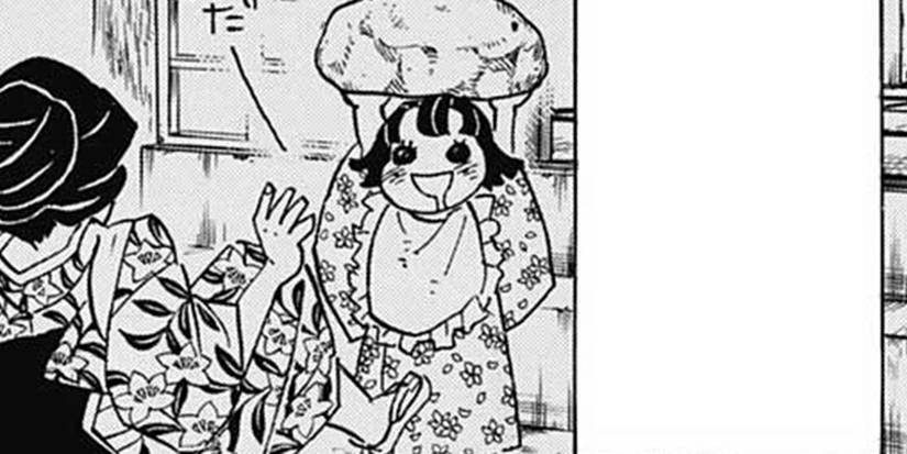 Demon Slayer - A Flashback Panel Showing Mitsuri's Absurd Strength As A Kid