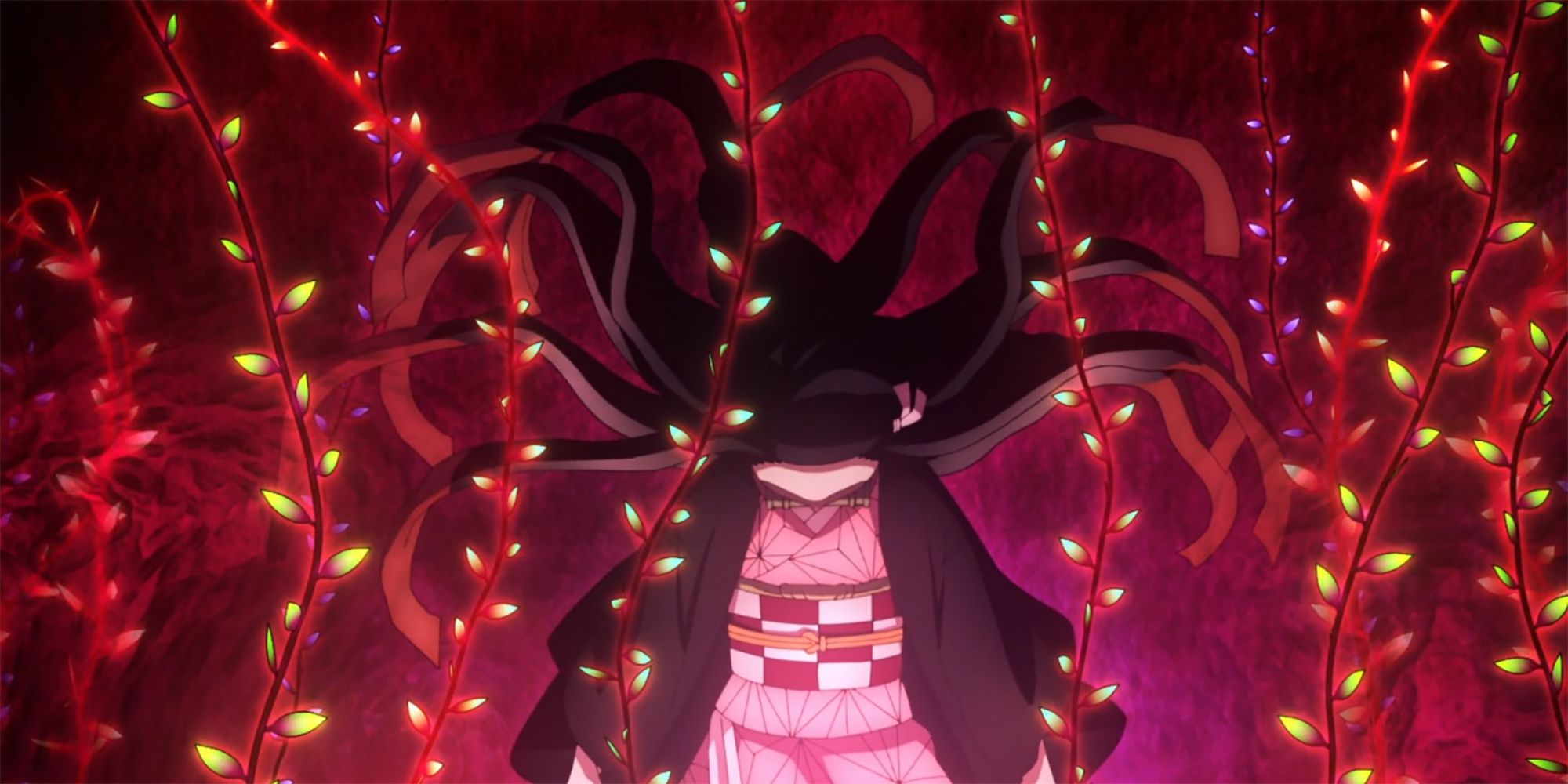 Demon Slayer - Nezuko Transforming In The Show's Opening