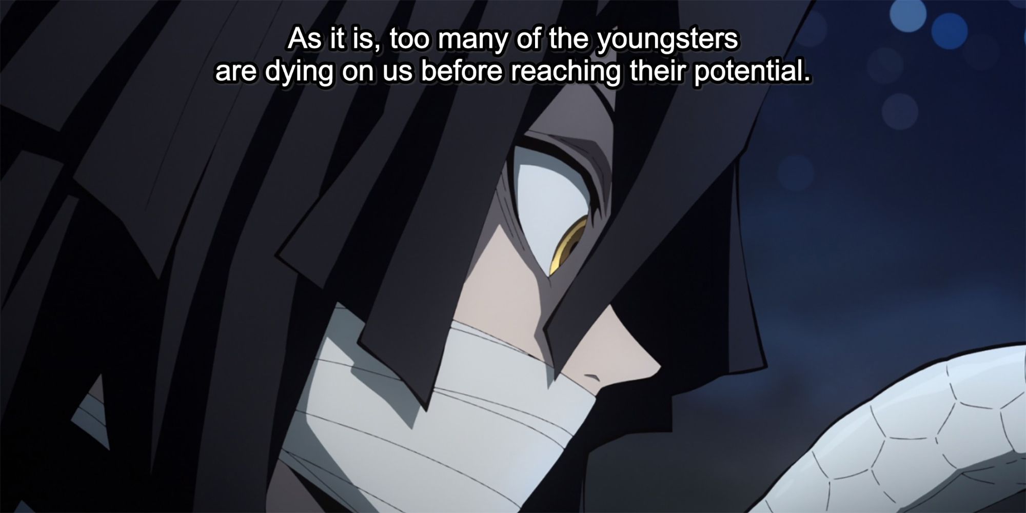 Demon Slayer - Obanai Talking About Recruits Dying Too Young