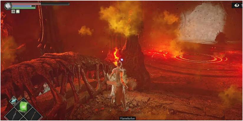 Demon's Souls Flamelurker Losing Aggro And Getting Stuck In A Walking Animation