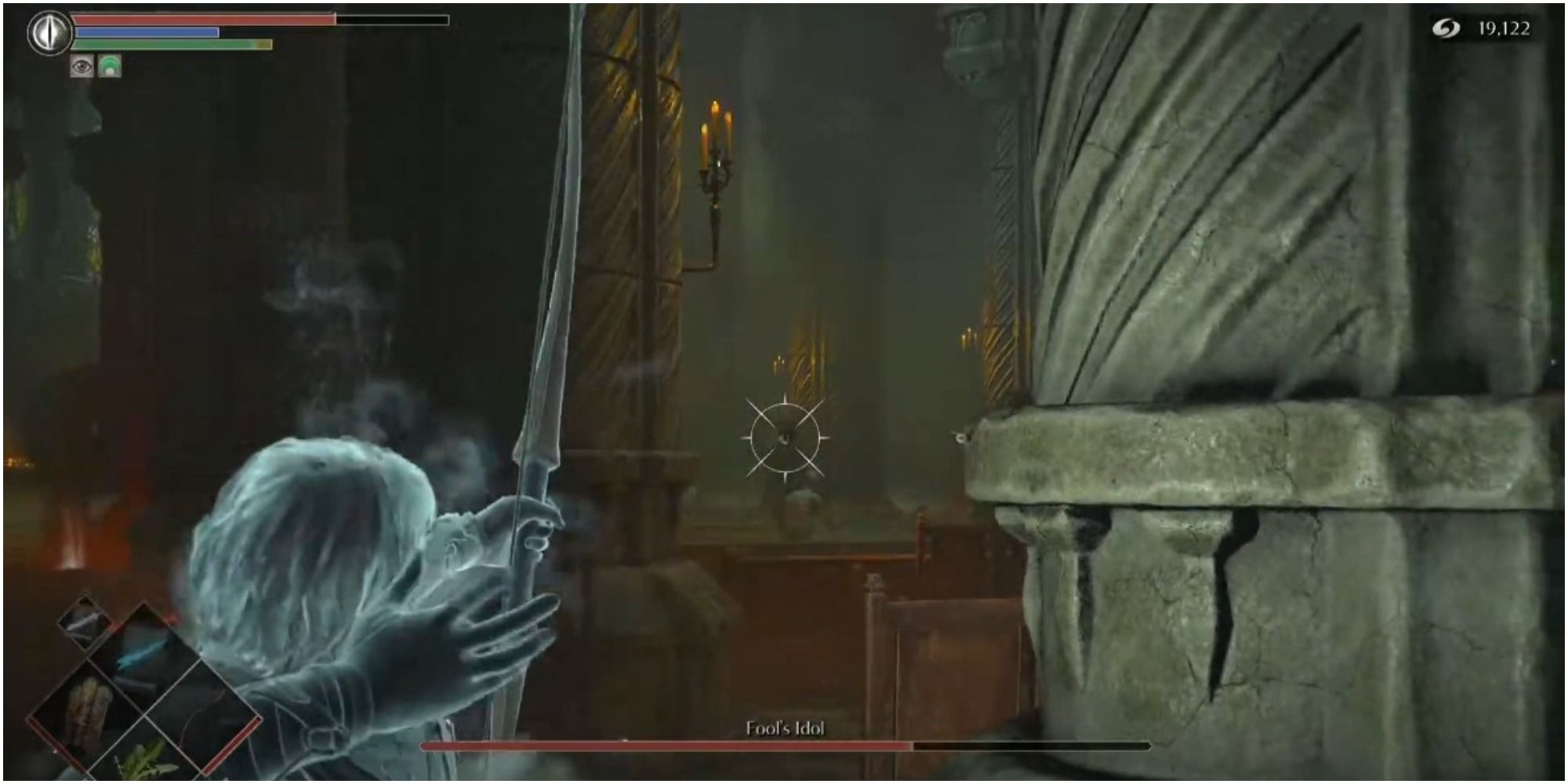 Demon's Souls Shooting Fool's Idol From A Place It Can't Strike Back