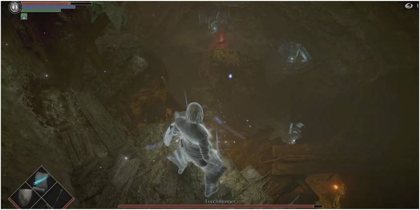 Demon's Souls Tossing Bombs From A Place Leechmonger Can't Reach