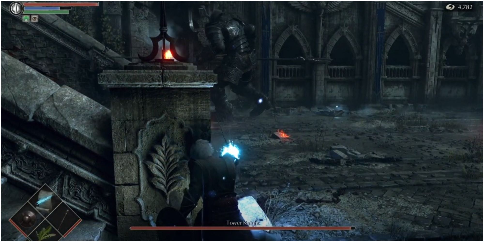 Demon's Souls Tower Knight Getting Stuck In A Corner