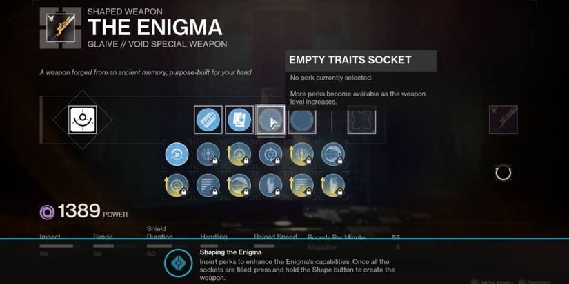 Destiny 2 Enigma Trait Socket