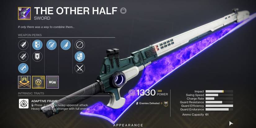 Destiny 2 Other Half Sword