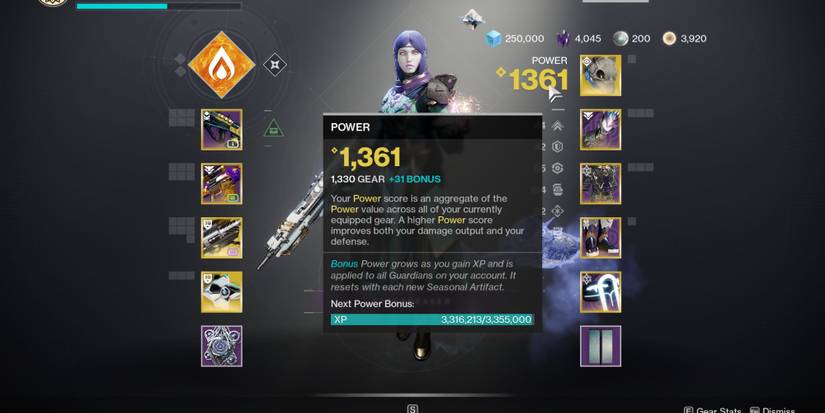 Destiny 2 Players Power Level