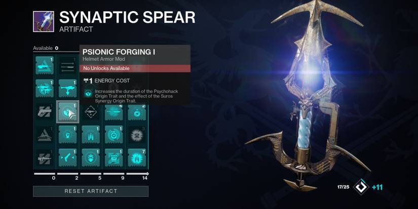 Destiny 2 Psionic Forging I Artifact Mod