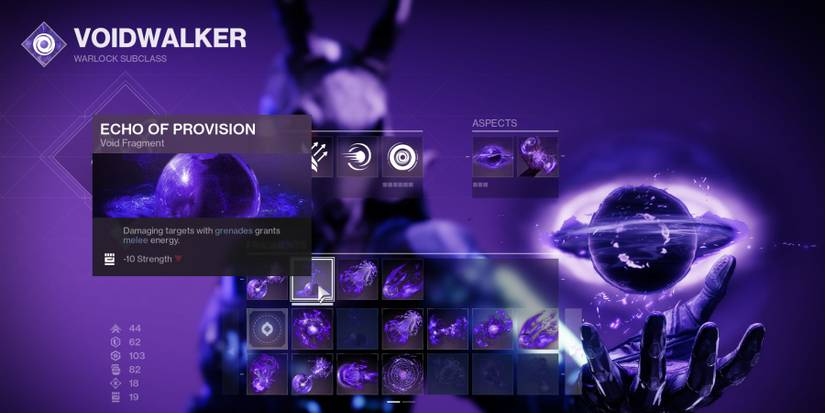Destiny 2 Warlock Echo Of Provision Void Fragment