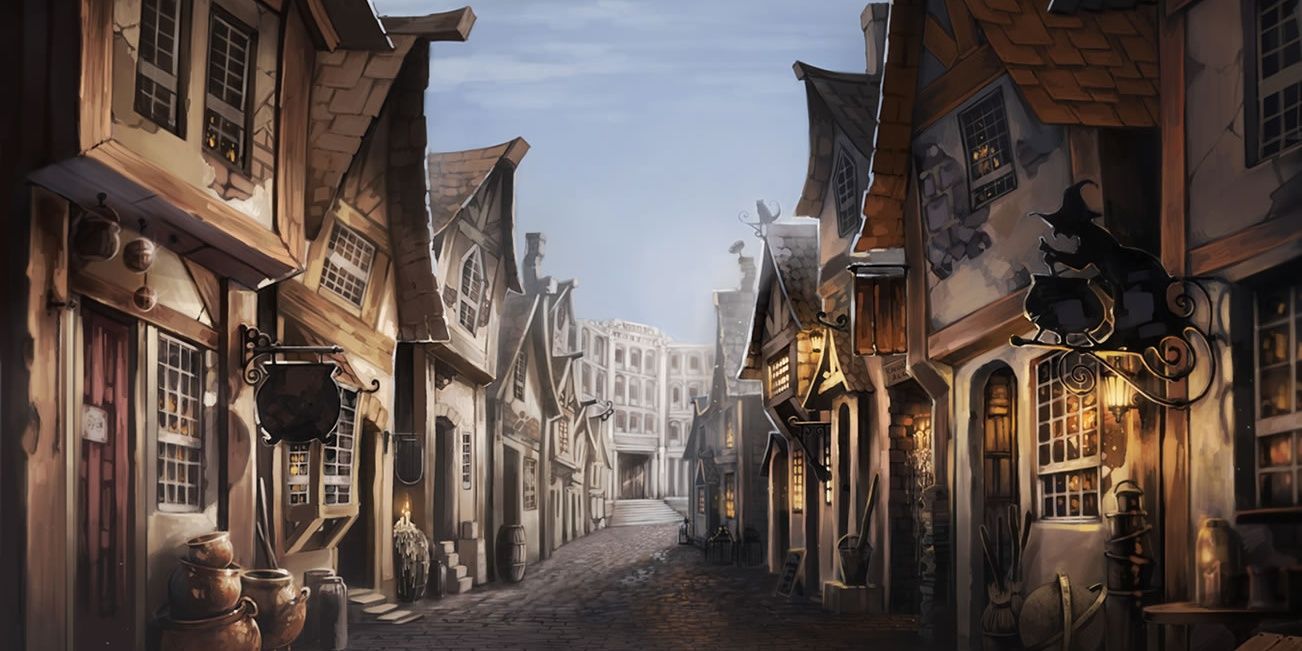 Diagon Alley in Harry Potter