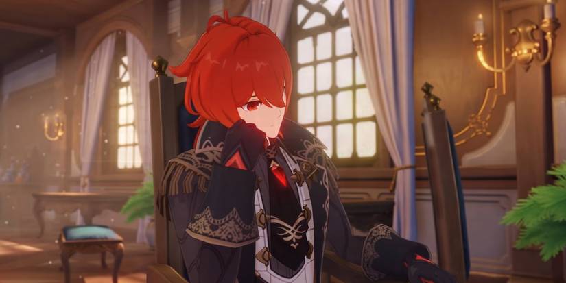 Diluc in Dawn Winery Mansion