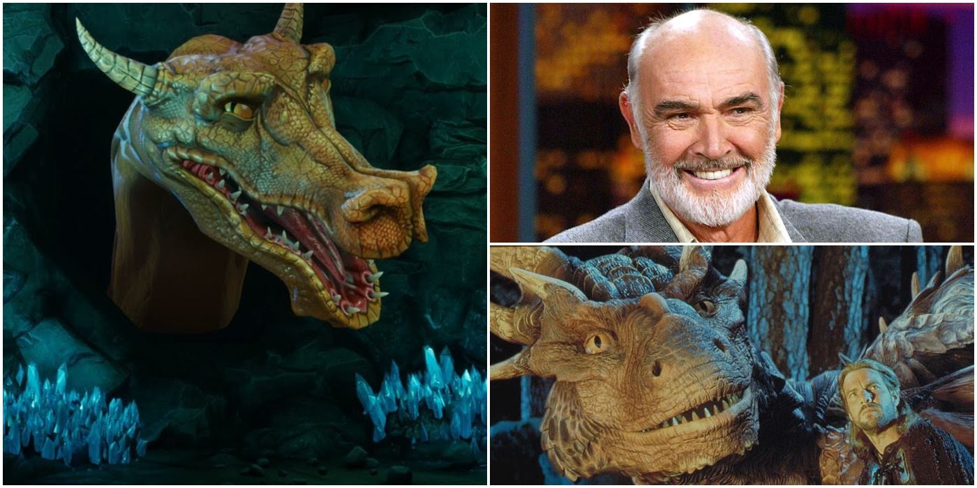 The Dragon in MediEvil and Sean Connery in Dragonheart