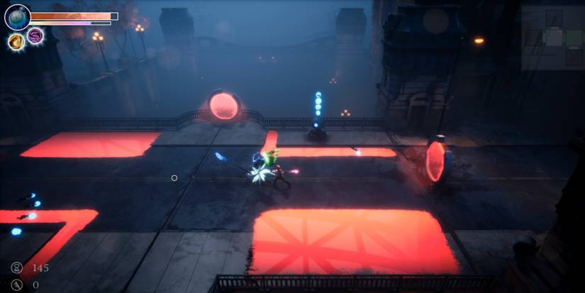 Dreamscaper - A street in the middle of the night.