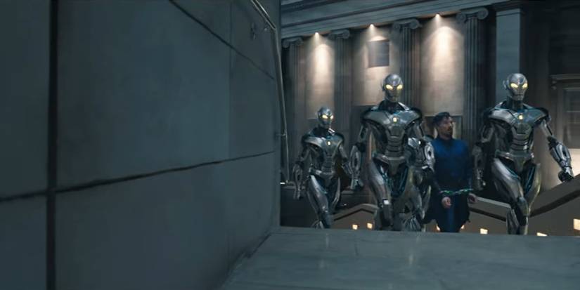 Drones Escorting Doctor Strange Multiverse of Madness Cropped