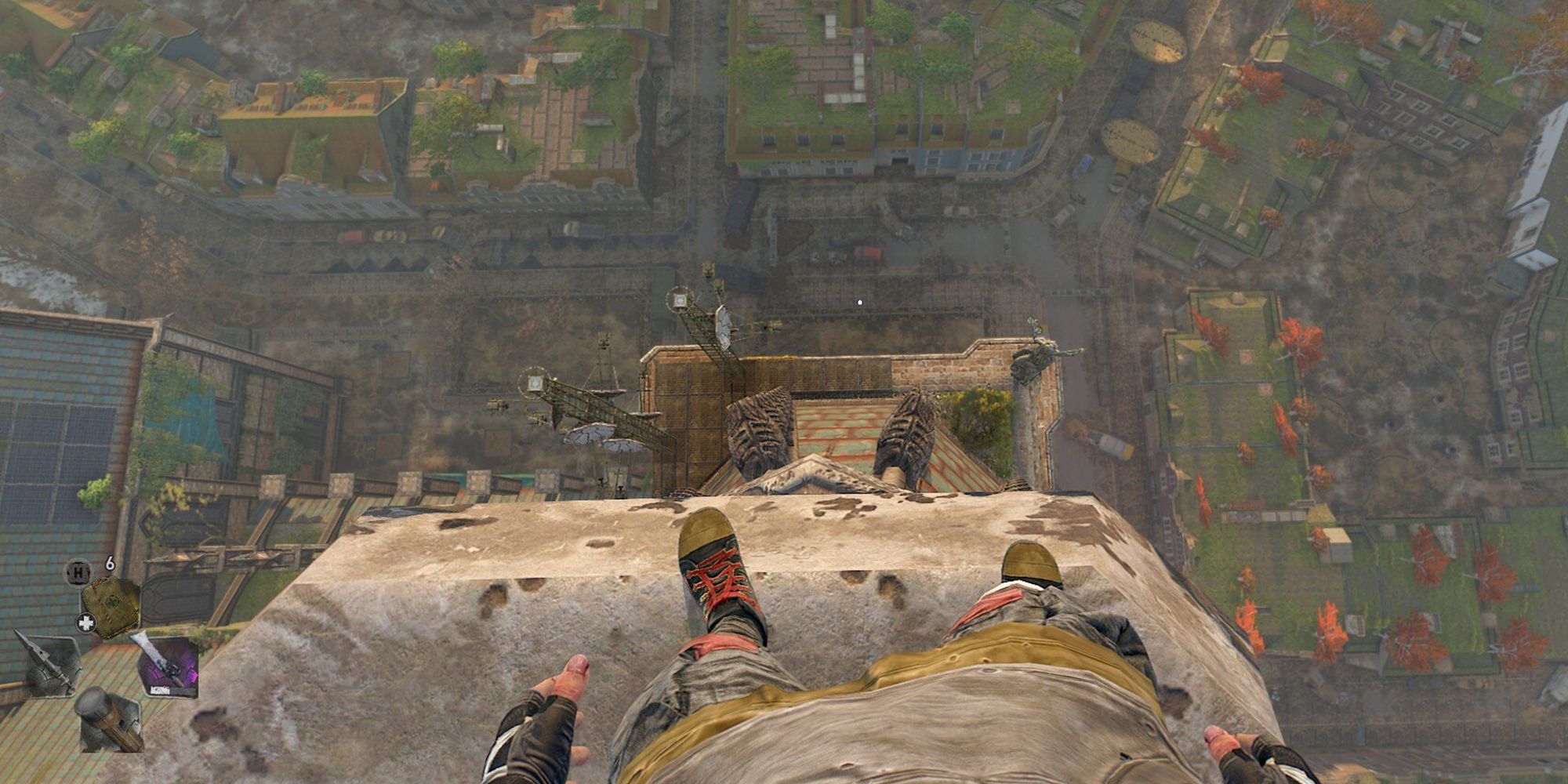 Dying Light 2 - Aiden Looking Down From Up High