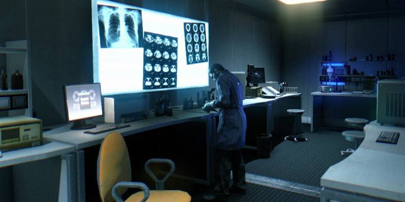 Dying Light 2 - Cutscene Of A GRE Scientist Working In A Lab