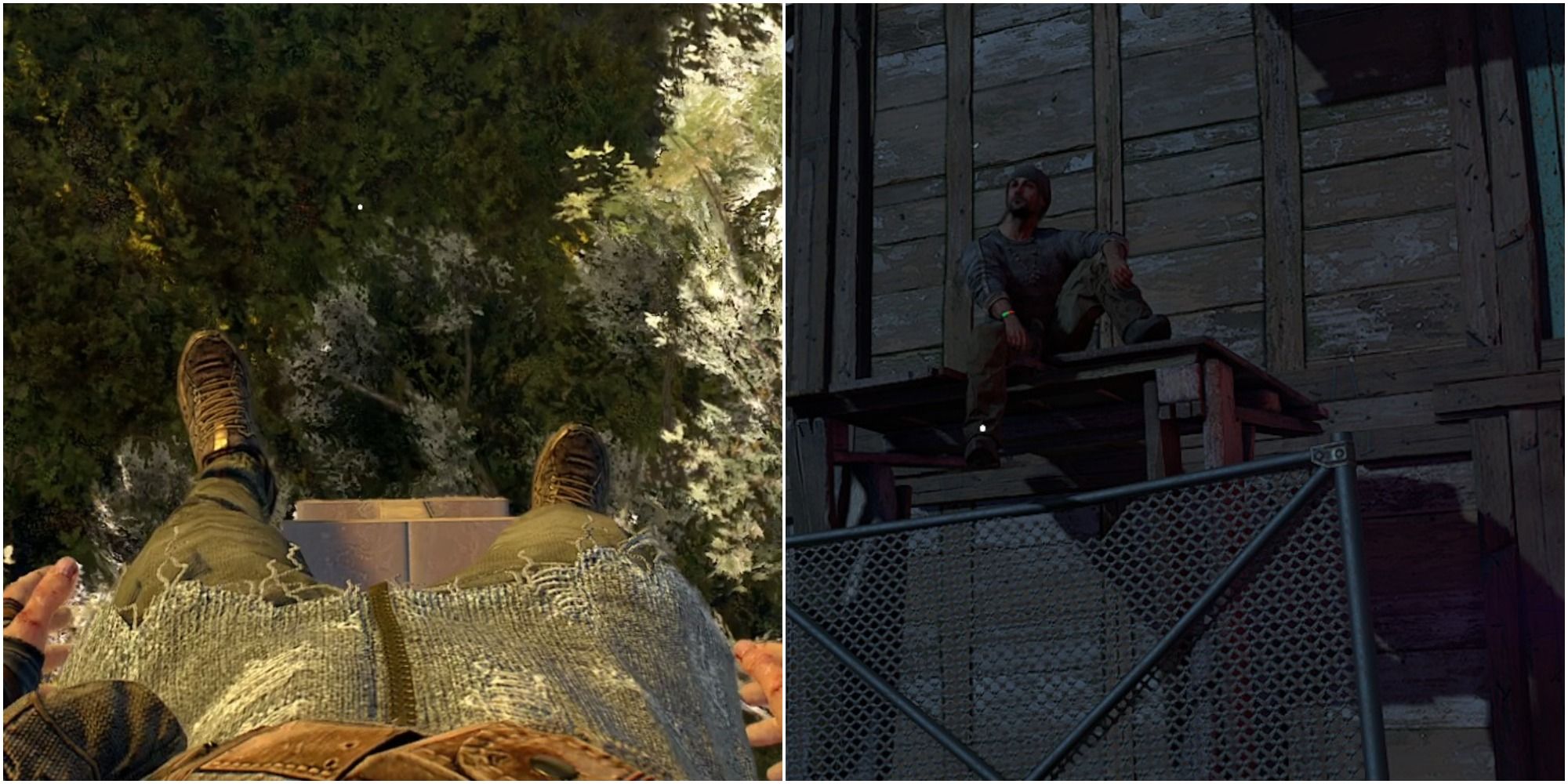 Dying Light 2 Best Parkour Skills Collage Looking Down And Survivor
