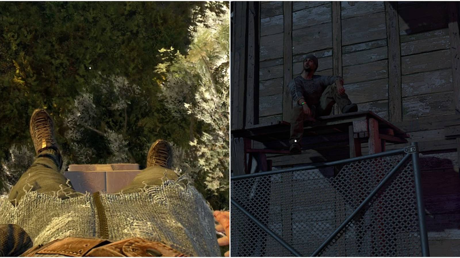 Dying Light 2 Best Parkour Skills Collage Looking Down And Survivor