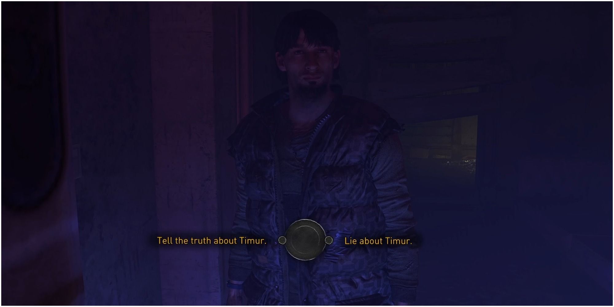 Dying Light 2 Choosing Whether To Tell The Truth Or Lie About Timur