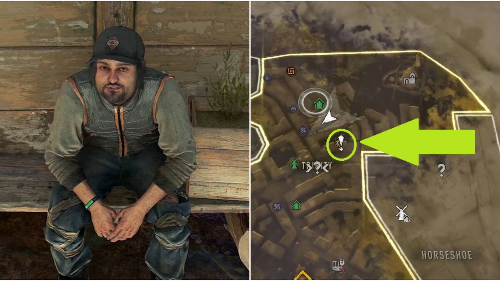 Dying Light 2 Fish Monk Collage Fish Monk And Map Location