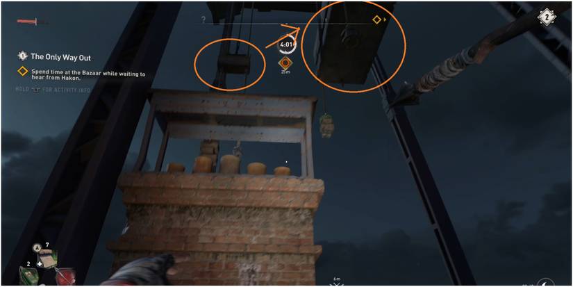 Dying Light 2 Jumping From The First Mechanism To The Second At The Willow Windmill