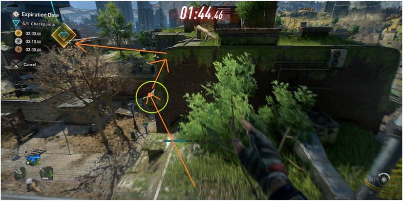 Dying Light 2 Optimal Path To Get To The Fifth Checkpoint In Expiration Date Pt 3