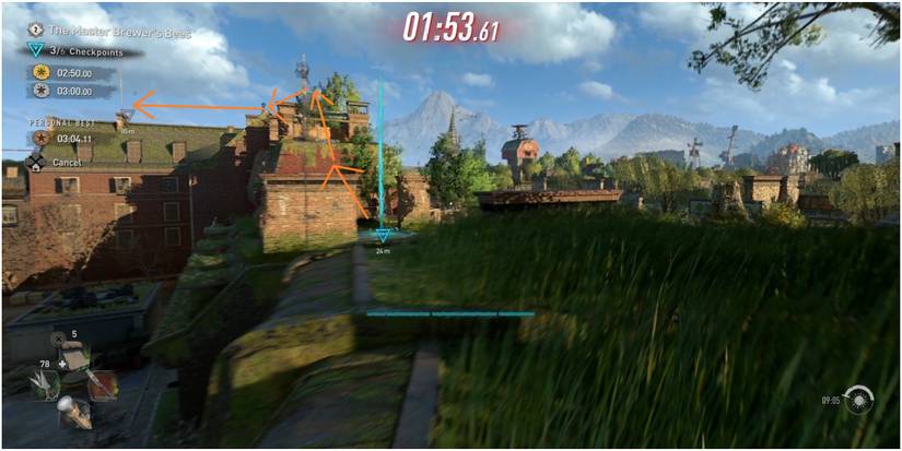 Dying Light 2 Optimal Path To Get To The Fifth Checkpoint In Master Brewers Bees