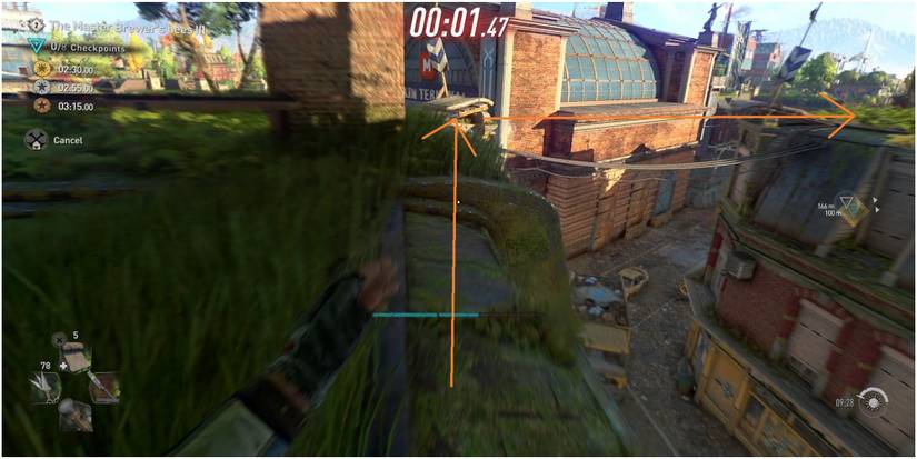 Dying Light 2 Optimal Path To Get To The First Checkpoint In Master Brewers Bees III Pt 1