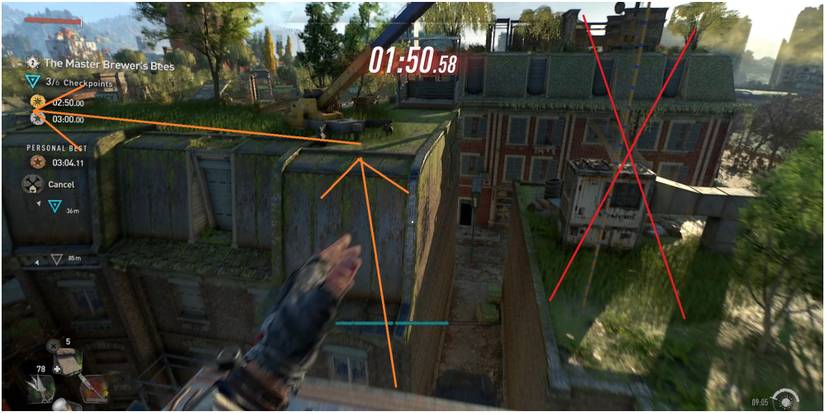 Dying Light 2 Optimal Path To Get To The Fourth Checkpoint In Master Brewers Bees Pt 2