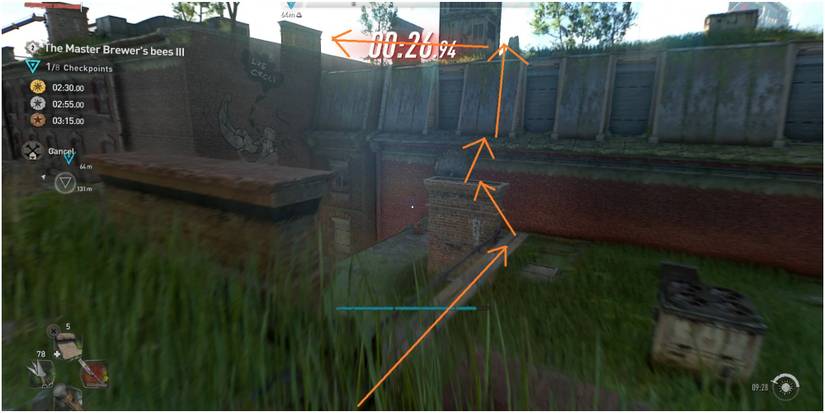 Dying Light 2 Optimal Path To Get To The Second Checkpoint In Master Brewers Bees III Pt 1