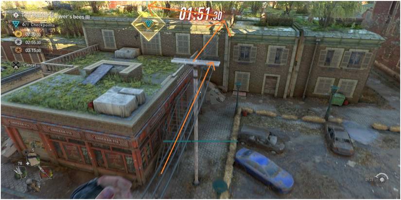 Dying Light 2 Optimal Path To Get To The Seventh Checkpoint In Master Brewers Bees III