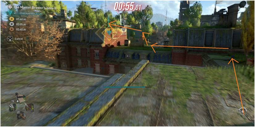 Dying Light 2 Optimal Path To Get To The Third Checkpoint In Master Brewers Bees II Pt 1