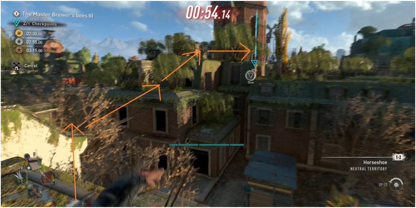 Dying Light 2 Optimal Path To Get To The Third Checkpoint In Master Brewers Bees III Pt 2