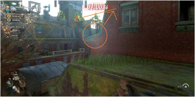 Dying Light 2 Optimal Path To Get To The Third Checkpoint In Master Brewers Bees Pt 2