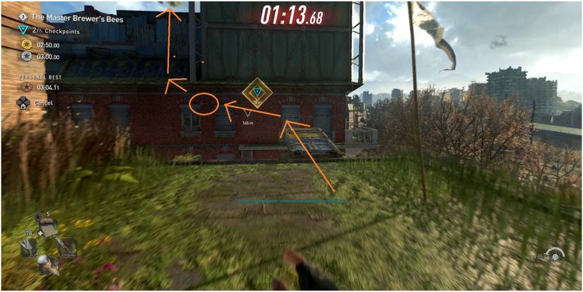 Dying Light 2 Optimal Path To Get To The Third Checkpoint In Master Brewers Bees Pt 3