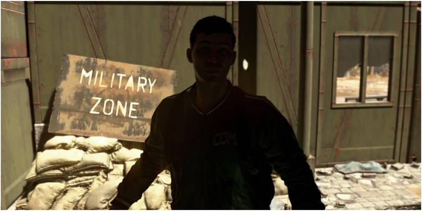 Dying Light 2 Scott In Front Of The Building With Moe And Buddy Still Inside