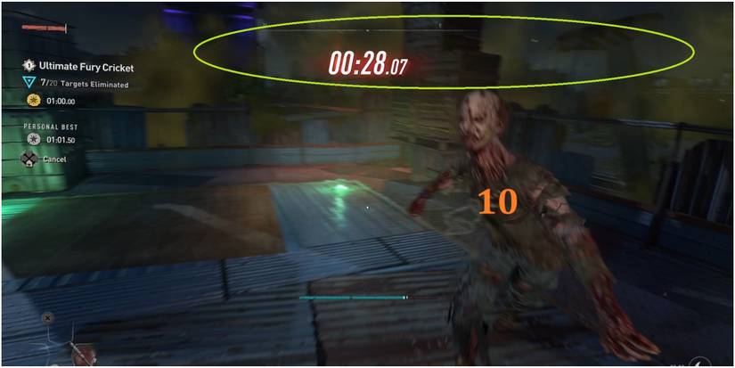 Dying Light 2 Ultimate Fury Cricket Turning Around To Hit Zombie Ten