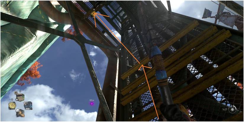 Dying Light 2 Way To Get To The First Mink Location From The Opposite Wall