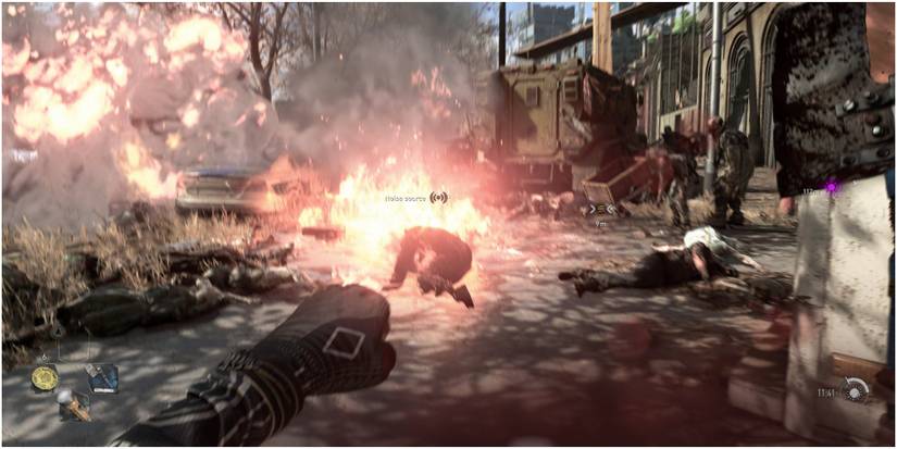 Dying Light 2 setting zombies on fire