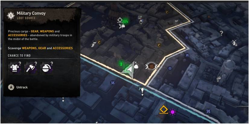 Dying light 2 military convoy on the map