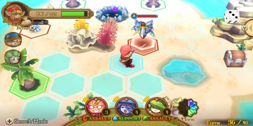 Fighting a battle in Egglia Rebirth