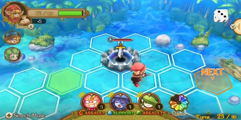 Fighting a battle in Egglia Rebirth