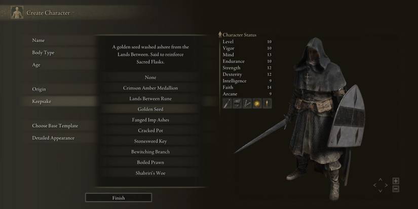 Elden RIng Every Starting Gift Keepsake Golden Seed