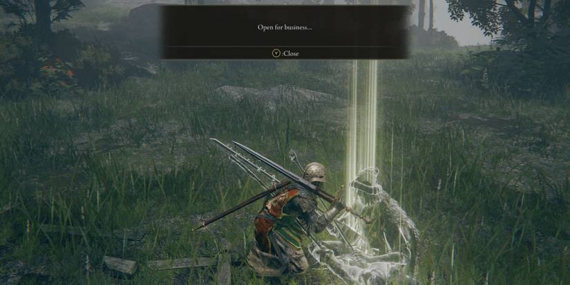 Elden Ring Gestures Guide Shops Open Merchant Sitting Gesture